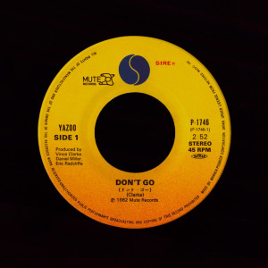 Don't Go - Japan 7" - Regular Label A