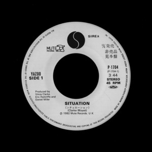 Situation - Japan 7" - Promo Label A