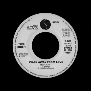 Walk Away From Love - Japan 7" - Promo Label A