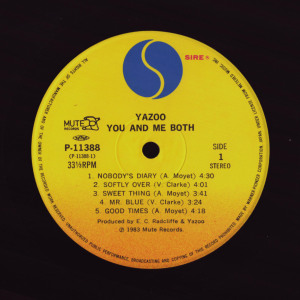 You And Me Both - Japan Album - Label A