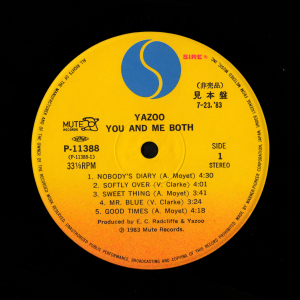 You And Me Both - Japan Album Promo - Label A